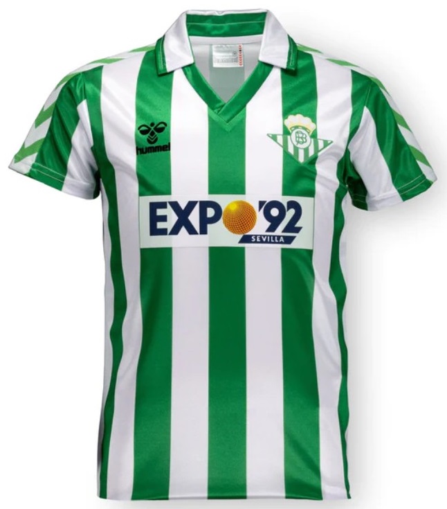 Camisa I Real Betis 1988 1990 Hummel retro 
